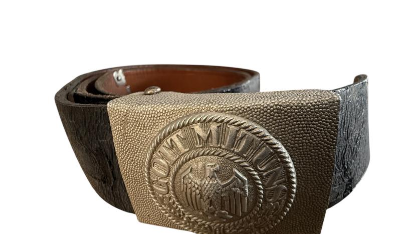 WH (HEER) Parade Belt and Buckle - Nice Used Condition