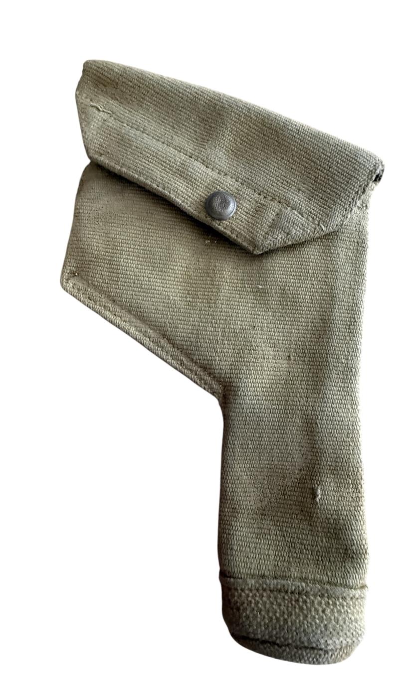 British 1937 Pattern Webbing Pistol Holster 1943 - Nice Used Condition