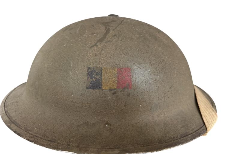 Belgium Piron Brigade Helmet 1939 - Nice Used Condition