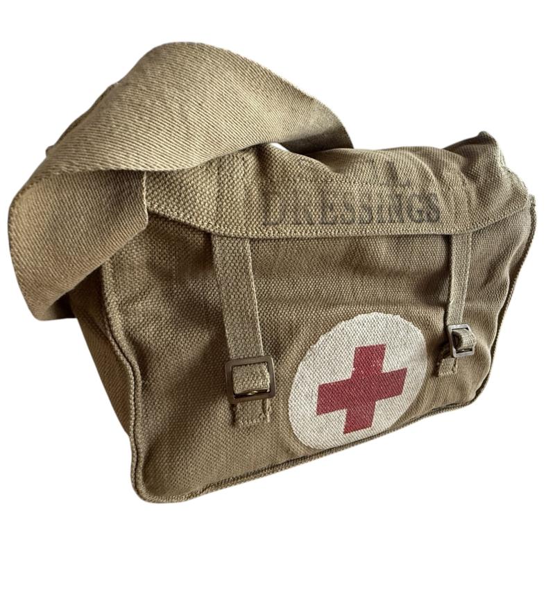 British (Airborne) Shell Dressing Bag 1943 Complete With Contents - Mint Condition