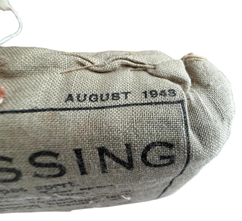 British (Airborne) Shell Dressing Bag 1943 Complete With Contents - Mint Condition