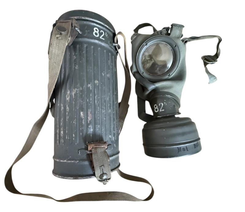 WH (Heer) Gasmask with Canister - Nice Used Condition