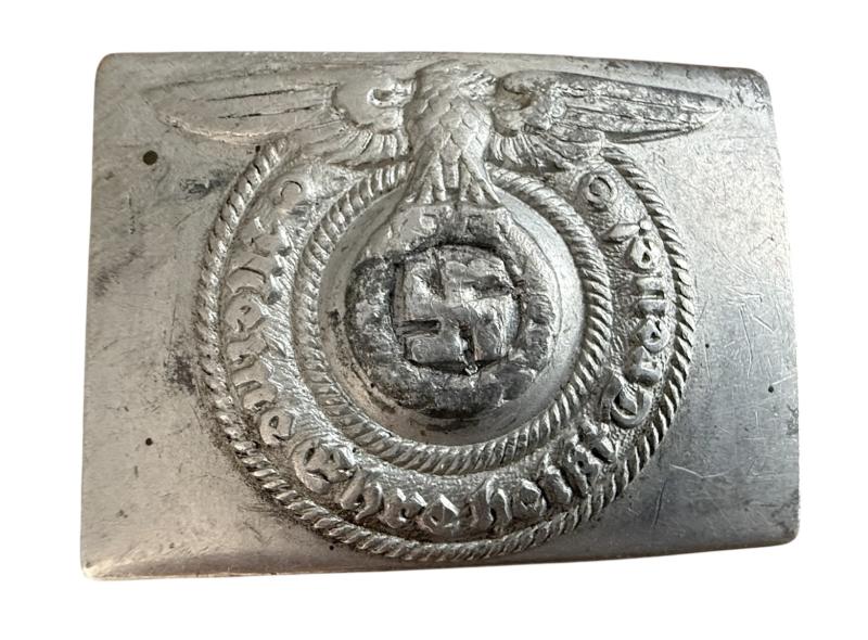 Waffen-SS Belt & Buckle - RZM 36/40 - Nice Used Condition