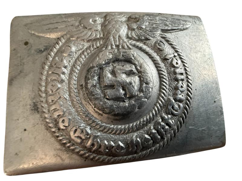 Waffen-SS Belt & Buckle - RZM 36/40 - Nice Used Condition