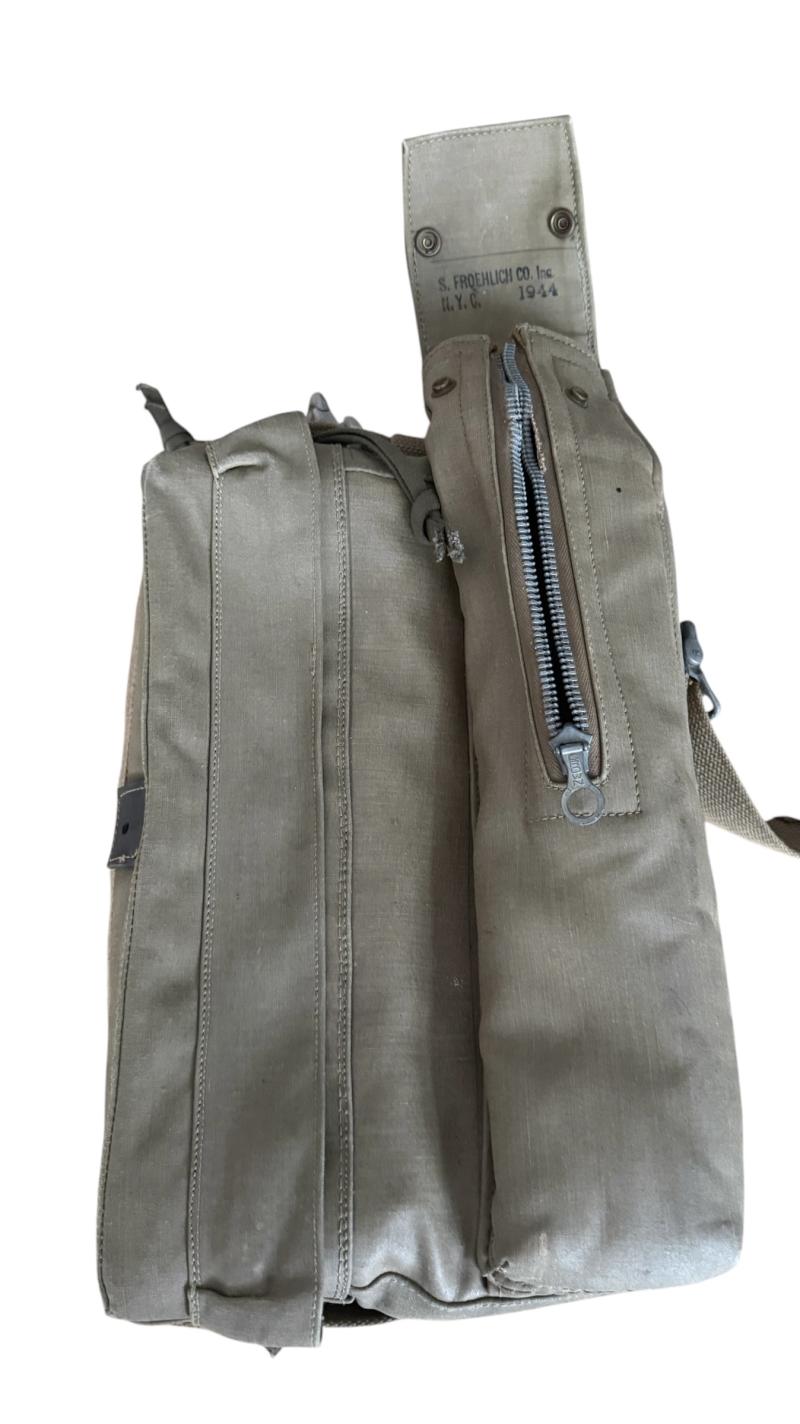 U.S Airborne And SOE Bacon Transmitter-Receiver AN/PPN-1 Canvas Bag 1944 Nice -Used Condition