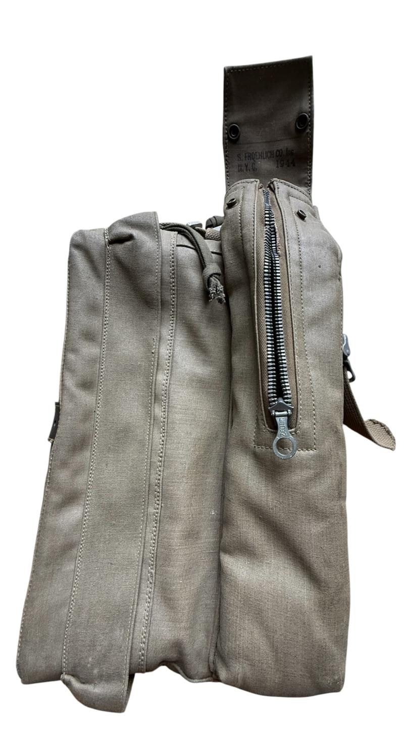 U.S Airborne And SOE Bacon Transmitter-Receiver AN/PPN-1 Canvas Bag 1944 Nice -Used Condition