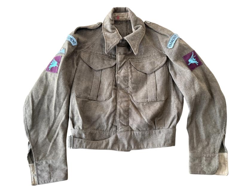 British (Airborne) Parachute Regiment Battle Dress Jacket - Nice Used Condition