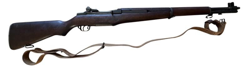 U.S. M1 Garand and Leather Carrying Sling - EU DECO/ Nice Used Condition