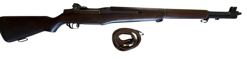 U.S. M1 Garand and Leather Carrying Sling - EU DECO/ Nice Used Condition