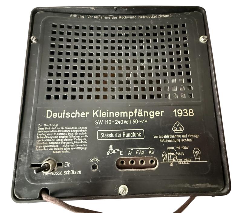 Deutscher Kleinempfänger 1938 - Nice Used Condition