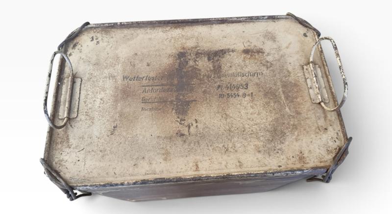 Luftwaffe Fallschirmjäger Parachute Container - Nice Used Condition