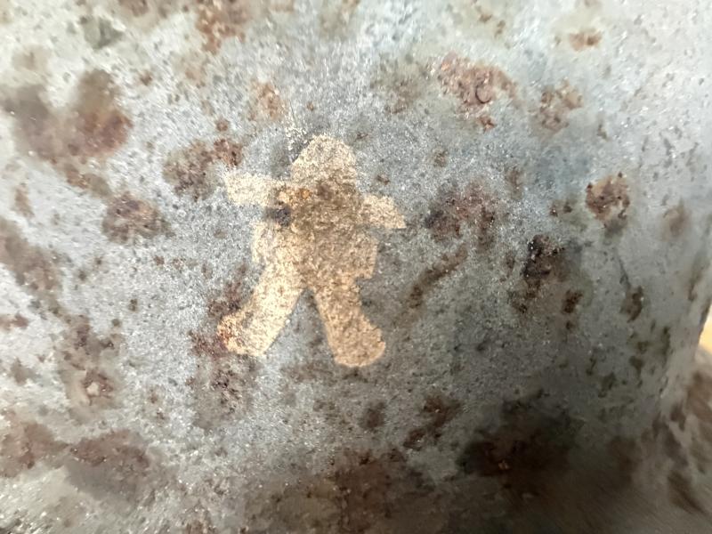 Extremely Rare U.S. (Airborne) 509th Parachute Infantry Regiment Helmet - Battle of the Bulge