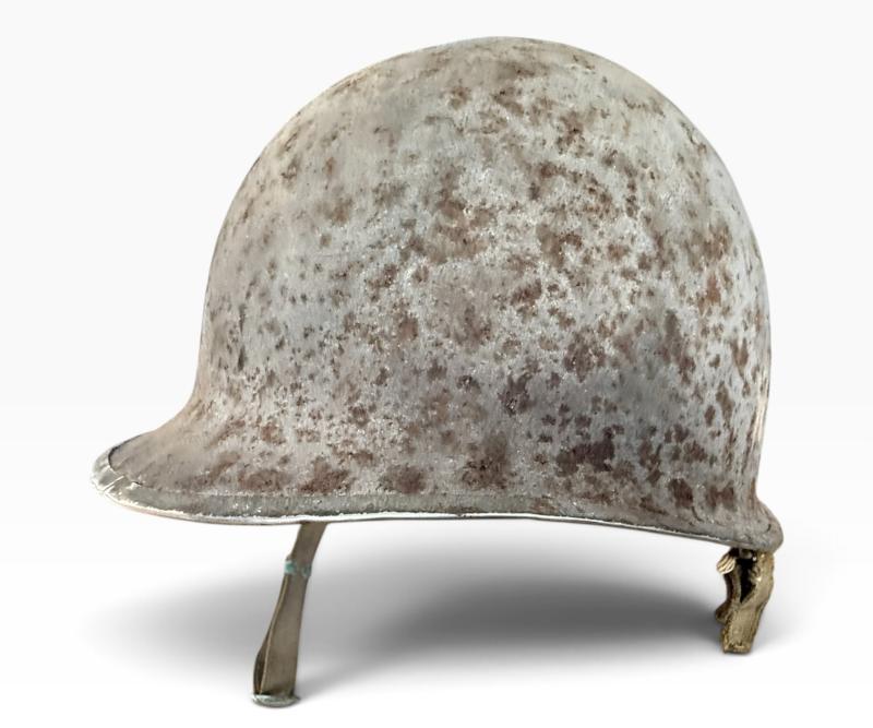 Extremely Rare U.S. (Airborne) 509th Parachute Infantry Regiment Helmet - Battle of the Bulge
