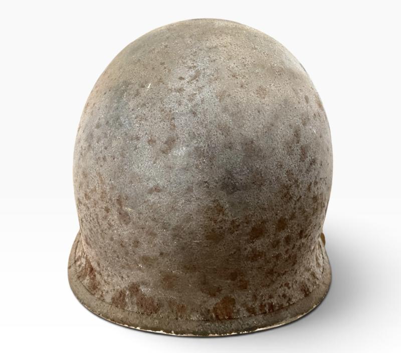 Extremely Rare U.S. (Airborne) 509th Parachute Infantry Regiment Helmet - Battle of the Bulge