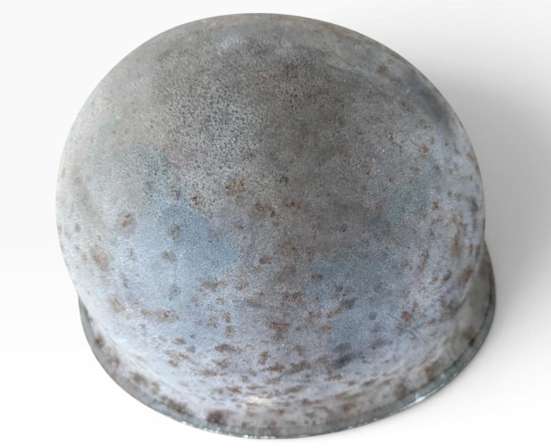 Extremely Rare U.S. (Airborne) 509th Parachute Infantry Regiment Helmet - Battle of the Bulge
