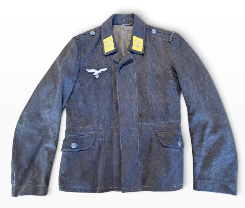 Luftwaffe Flight/Fallschirmjager Enlisted Men Flight Blouse - Nice Used Condition