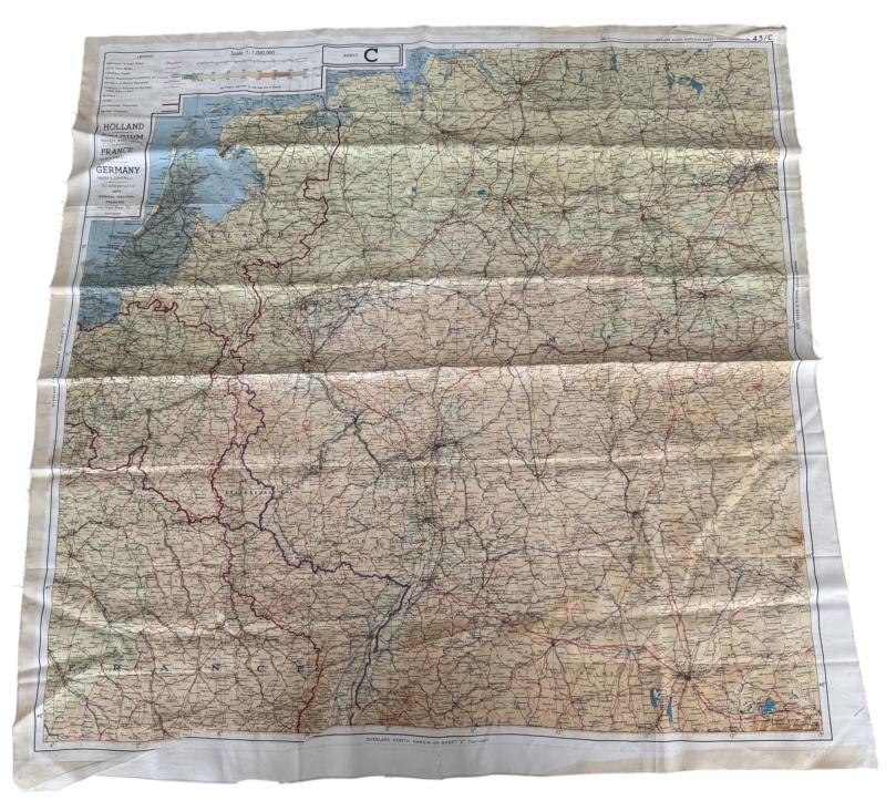 British Silk Escape Map And Escape Map Wallet - Nice Used Condition Condition