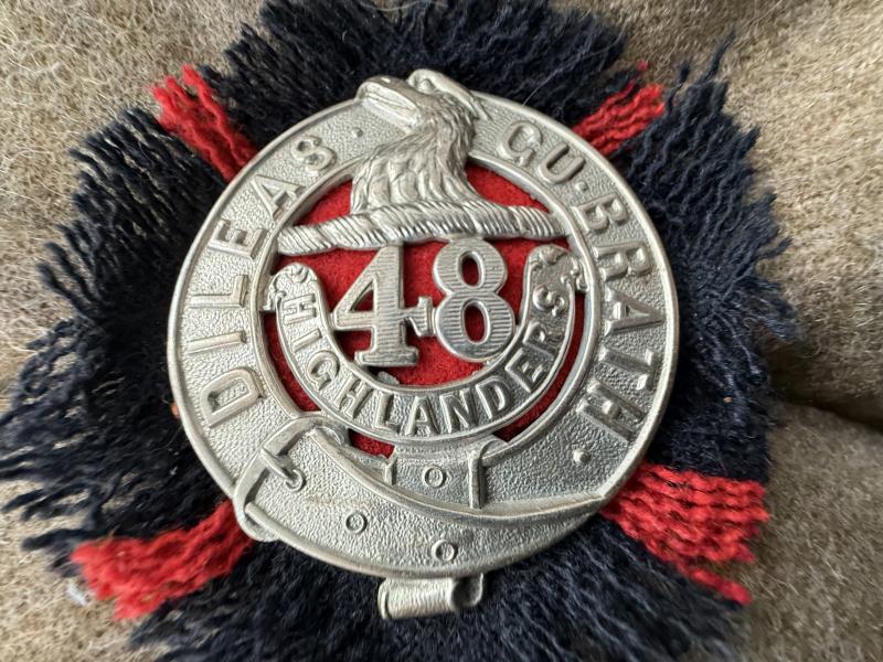48 Highlanders of Canada Tam o' Shanter 1941 - Nice Used Condition