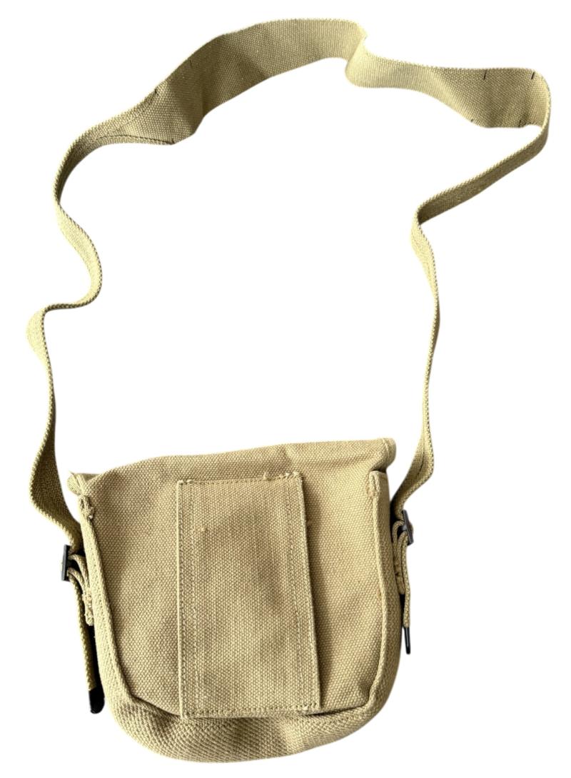 U.S. Thompson Sub Machine Gun Drum Magazine Canvas Cover - Mint Condition