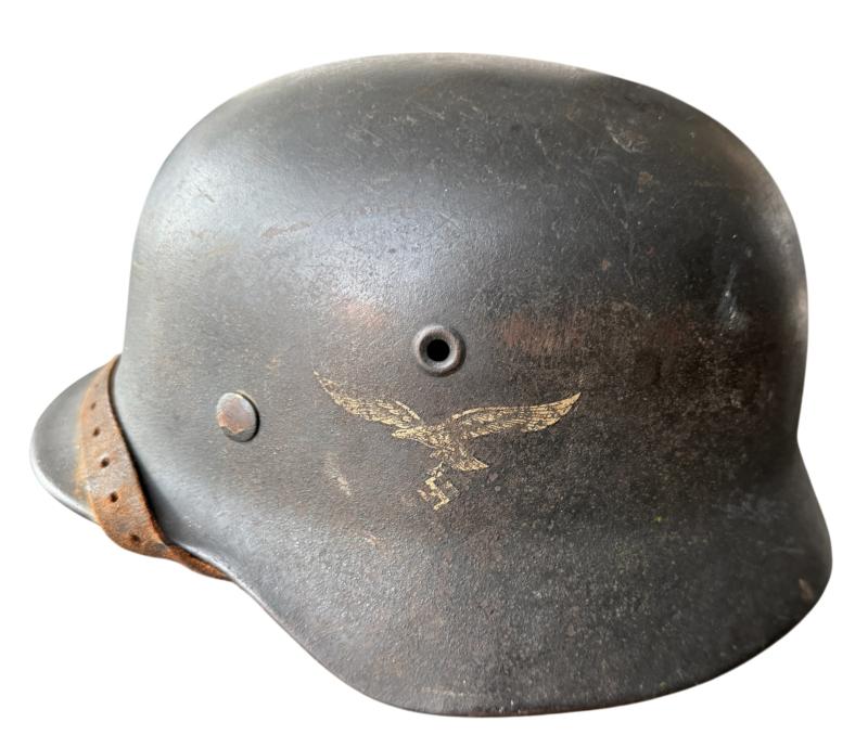 WH (Luftwaffe) Single Decal M40 Combat Helmet - Nice Used Condition