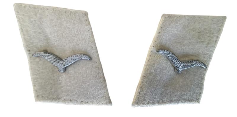 WH (Luftwaffe) Pair Of Collar-Patches Intended For A 'Soldat der Hermann Göring Division' - Nice Used Condition