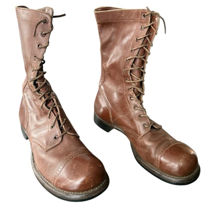 U.S. (Airborne) Paratrooper Wilson Jump Boots Size 10D - Nice Used Condition
