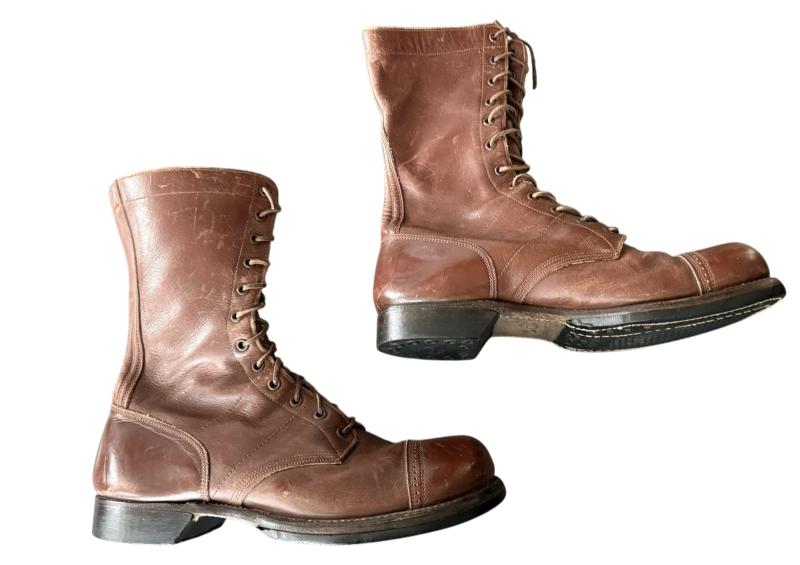 U.S. (Airborne) Paratrooper Wilson Jump Boots Size 10D - Nice Used Condition