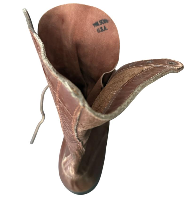 U.S. (Airborne) Paratrooper Wilson Jump Boots Size 10D - Nice Used Condition